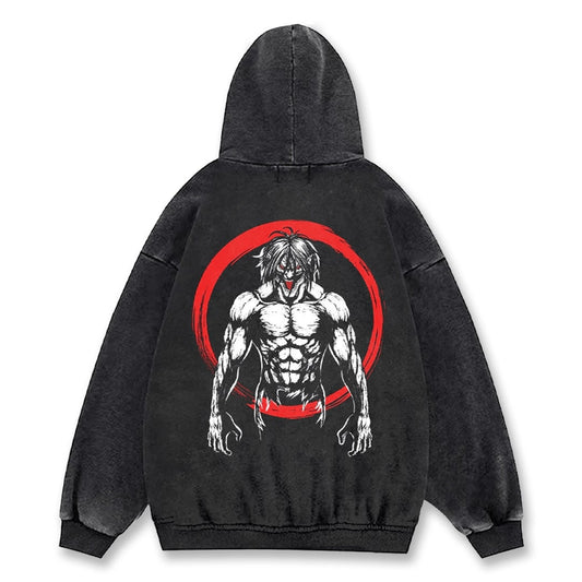 "Eren Attack Titan" Vintage Hoodie"