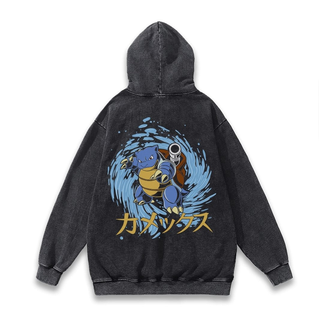 "Blastoise Riptide" Vintage Hoodie