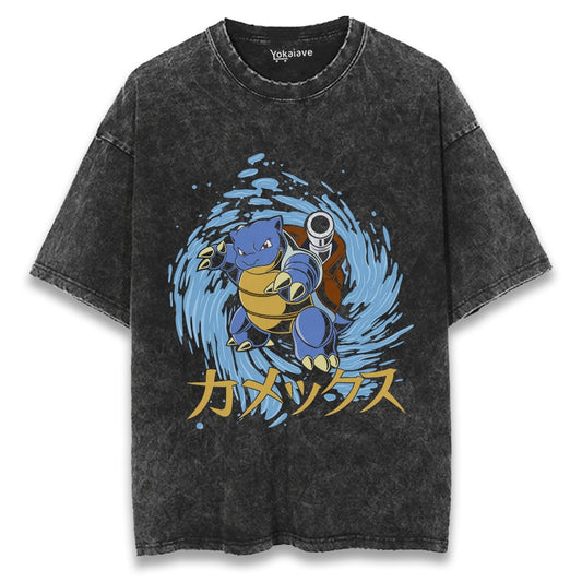 "Blastoise Riptide" Vintage Tee