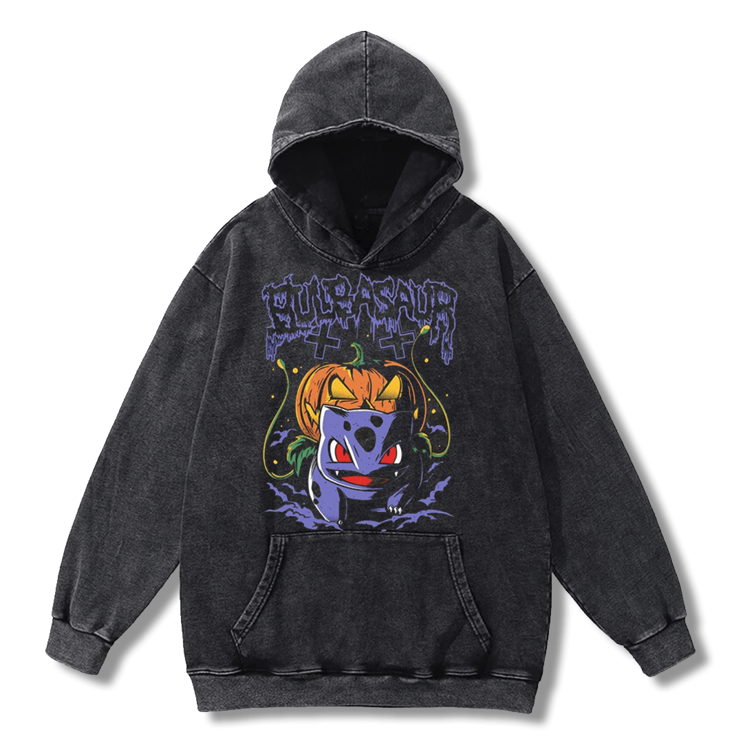 "Halloween Bulbasaur" Vintage Hoodie