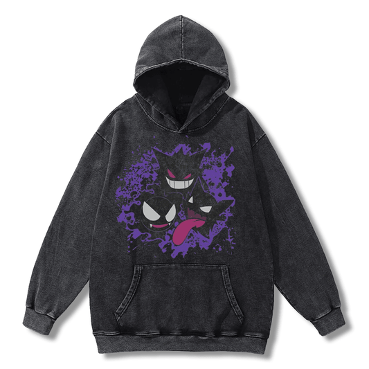 "Gengar Cursed Trio" Vintage Hoodie