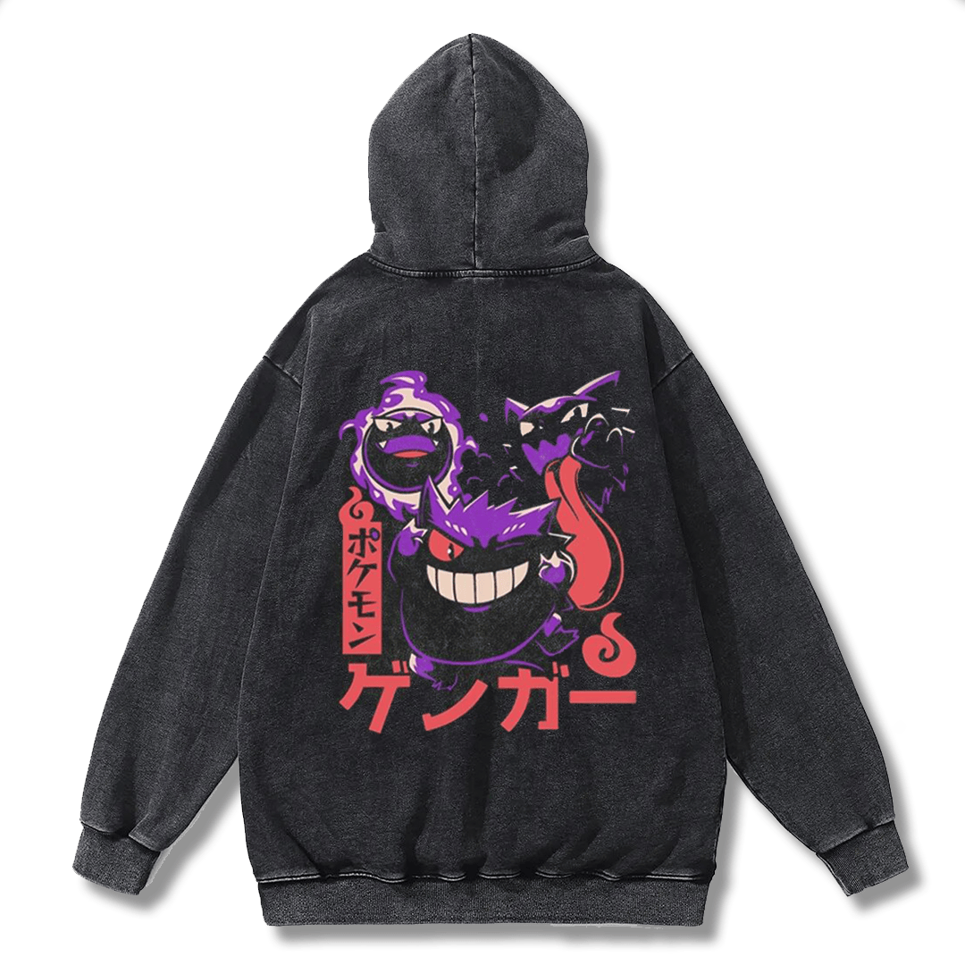 Cute Gengar Vintage Hoodie