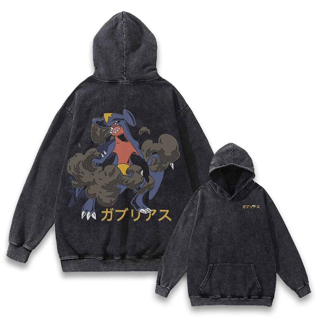 "Garchomp Fury" Vintage Hoodie