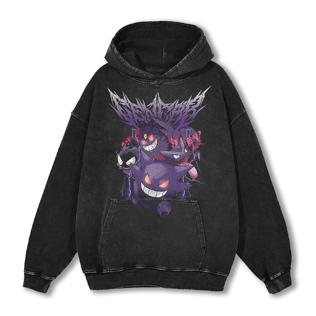 "Gengar Ghastly Saga" Vintage Hoodie