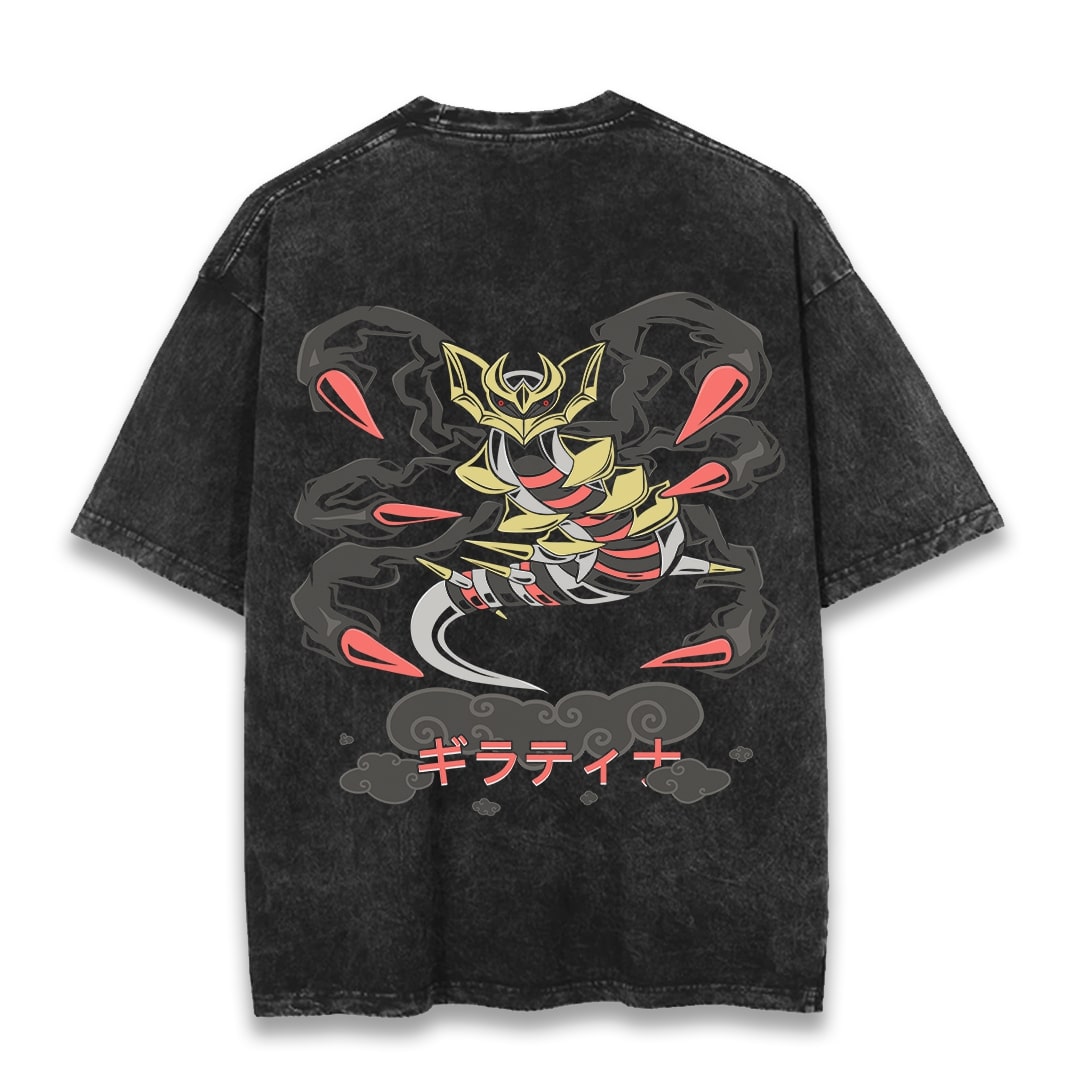 "Ominous Giratina" Back Print Vintage Tee