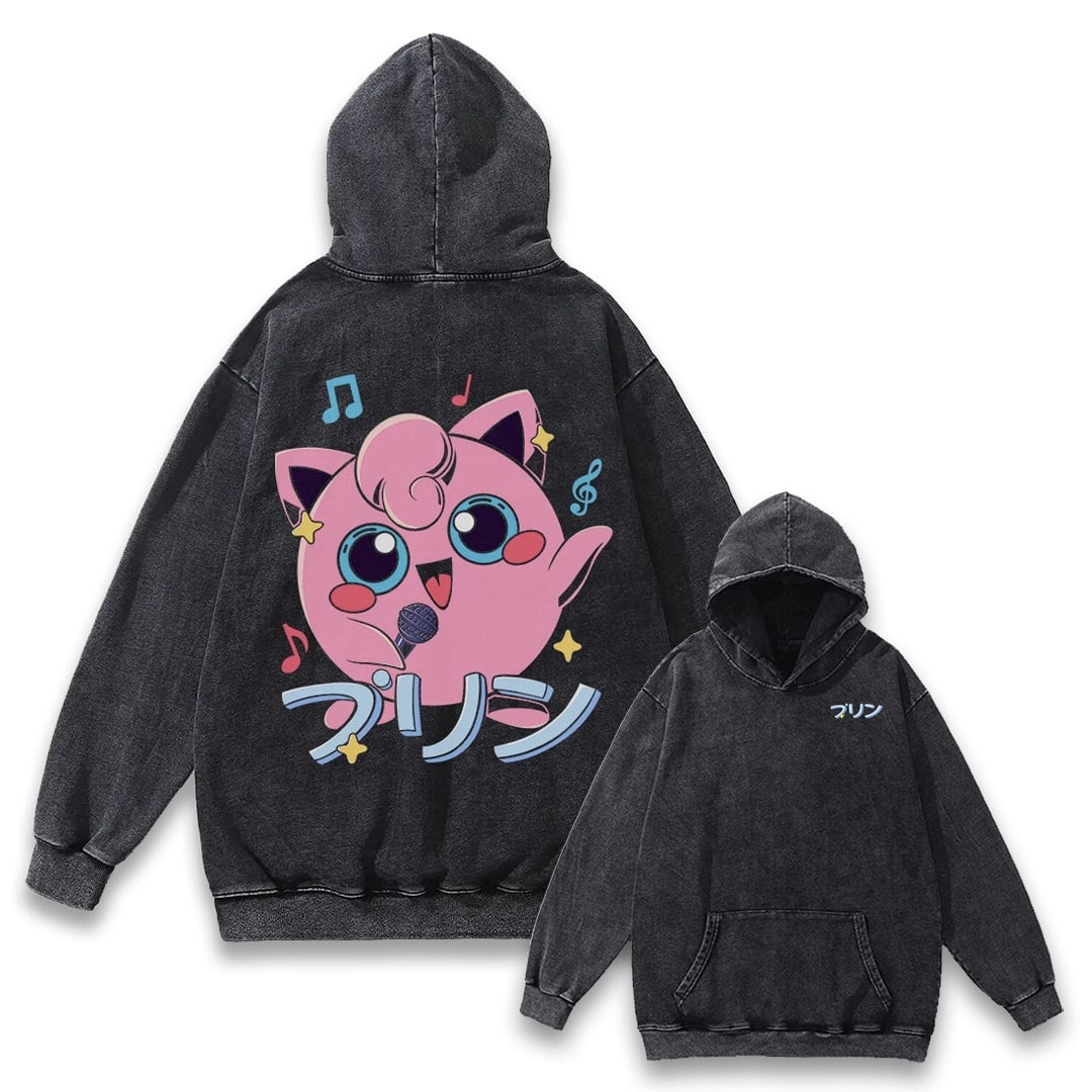 Jigglypuff Lullaby Vintage Hoodie