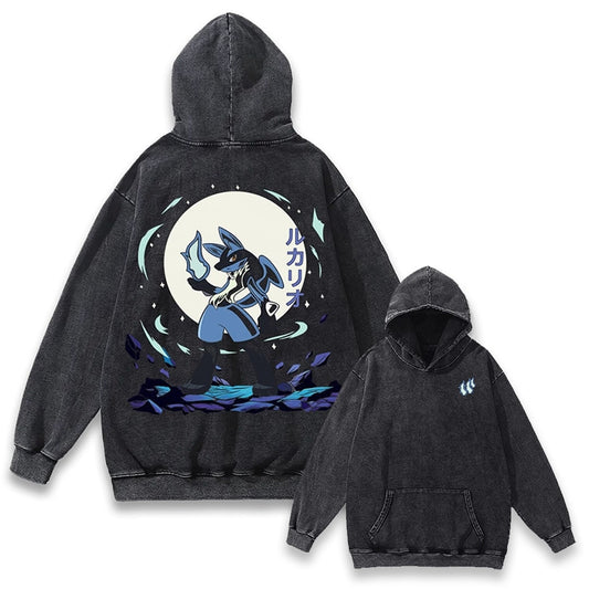 "Enchanted Lucario" Vintage Hoodie