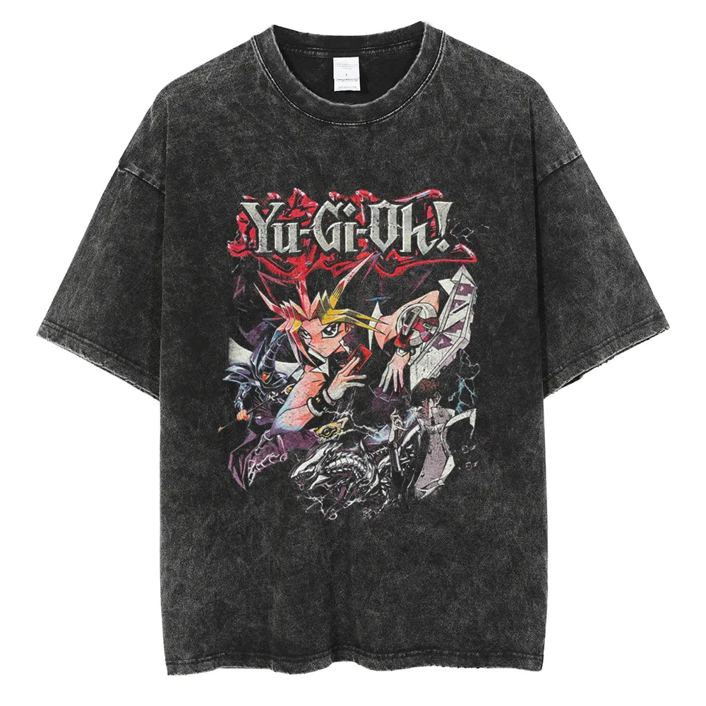 "Yugi Legacy: Black Washed Vintage Tee