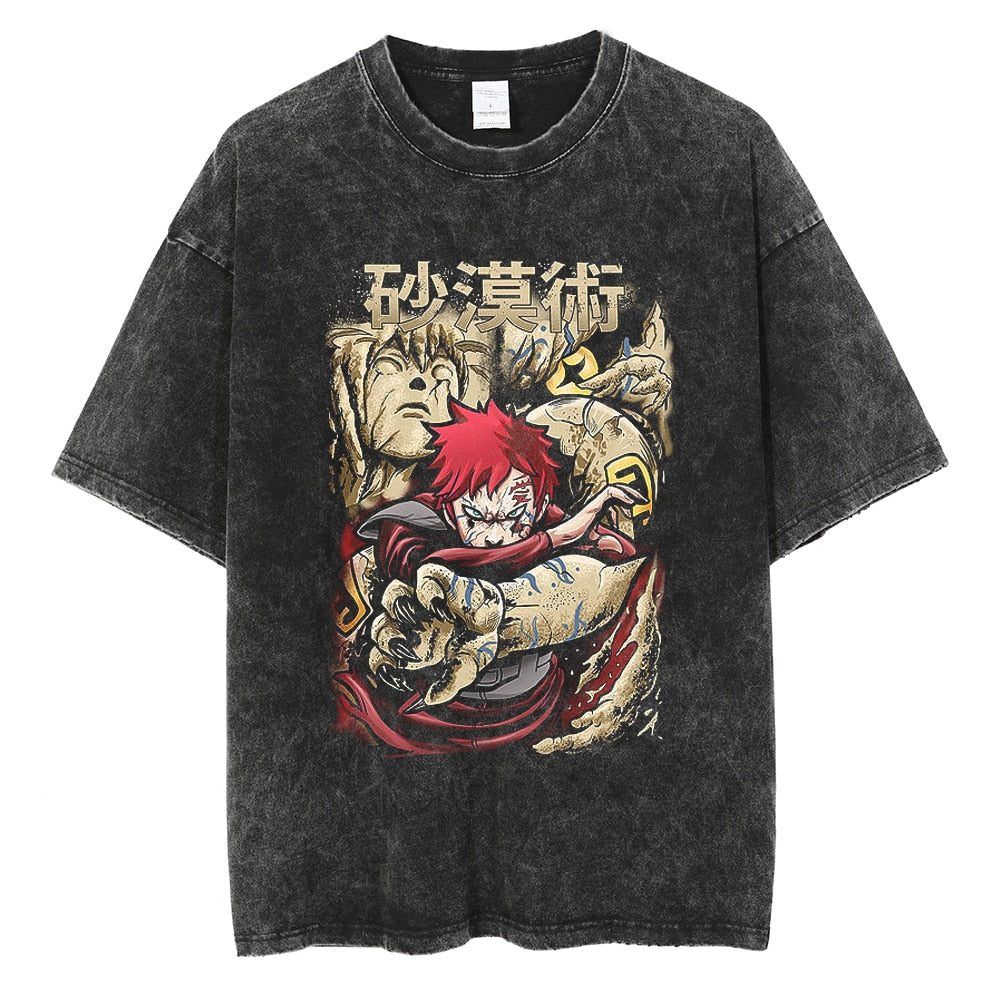 "Gaara Shukaku" Vintage Washed Tee