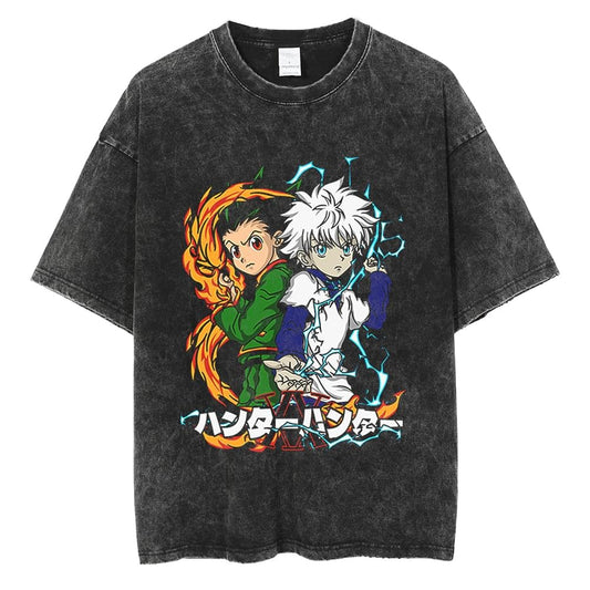 "Gon X Killua" Vintage Washed Tee