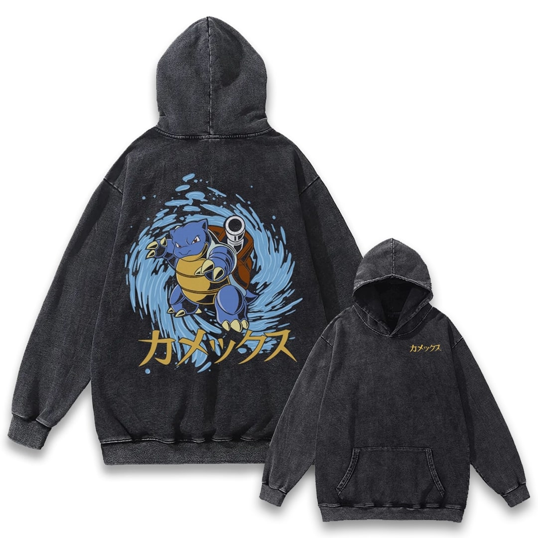 "Blastoise Riptide" Vintage Hoodie