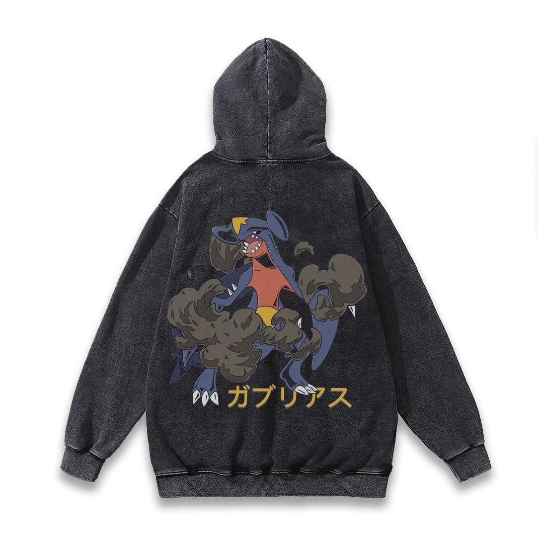 "Garchomp Fury" Vintage Hoodie