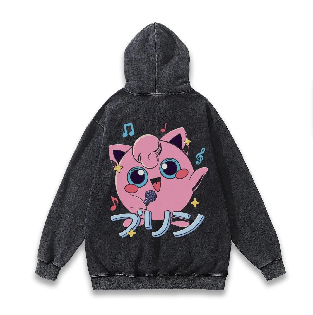 Jigglypuff Lullaby Vintage Hoodie