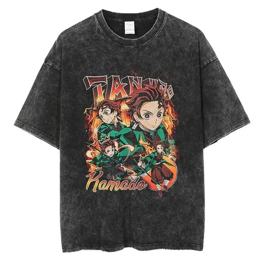 "Tanjiro Fire Legacy" Vintage Tee