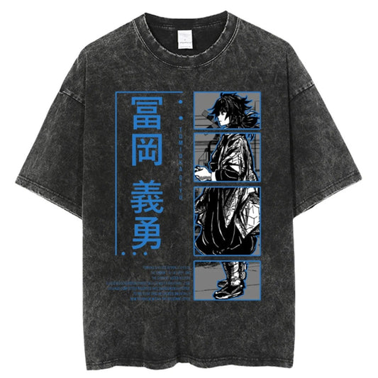 "Giyu Tomioka Wind" Vintage Tee