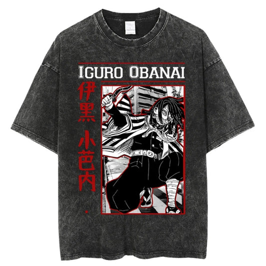 "Iguro Obanai Serpent Hashira" Vintage Tee