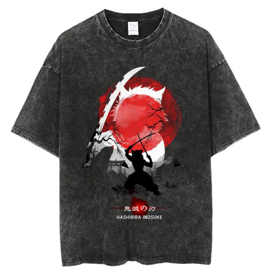 "Inosuke Blood Moon" Vintage Tee