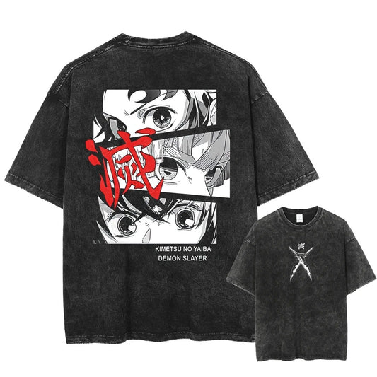 Demon Slayer Trio Vintage Tee