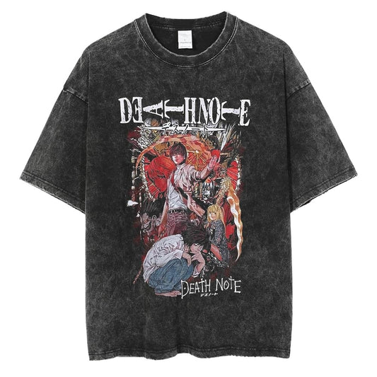 Death Note Washed Black Vintage Tee