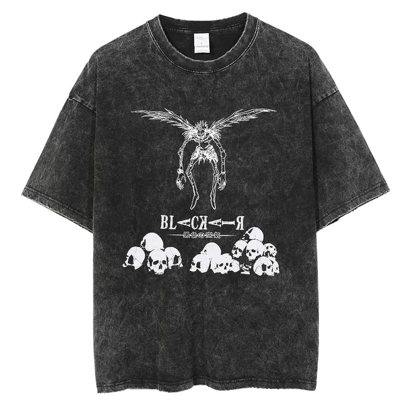 Ryuk "Death Skull" Black Washed Vintage Tee